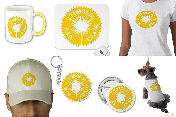 Toboła - logo - na produktach