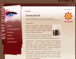 Strona WWW książki "Gosiaczek 39"